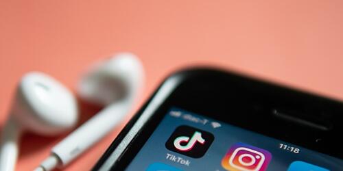 TikTok app on phone